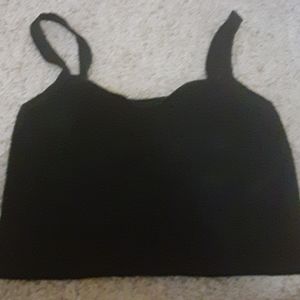 Extra large black croptop